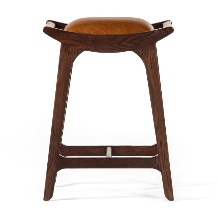 Porter Solid Oak Counter Stool