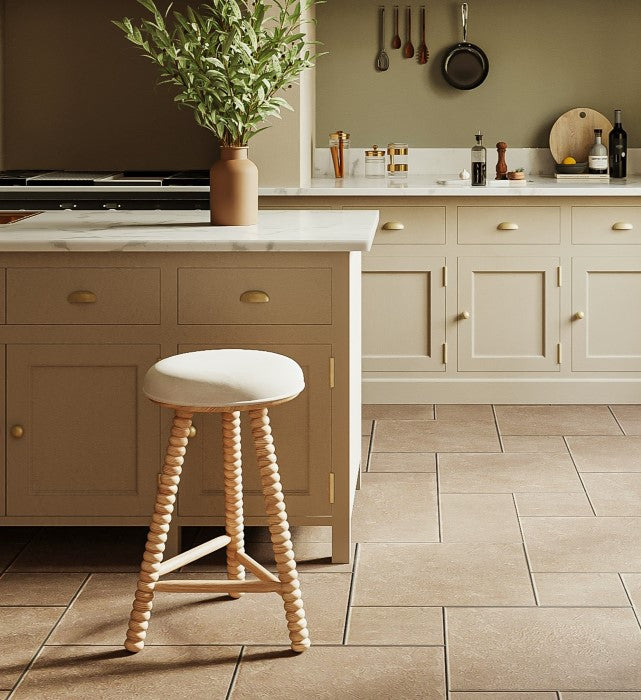 Twist Solid Oak Counter Stool