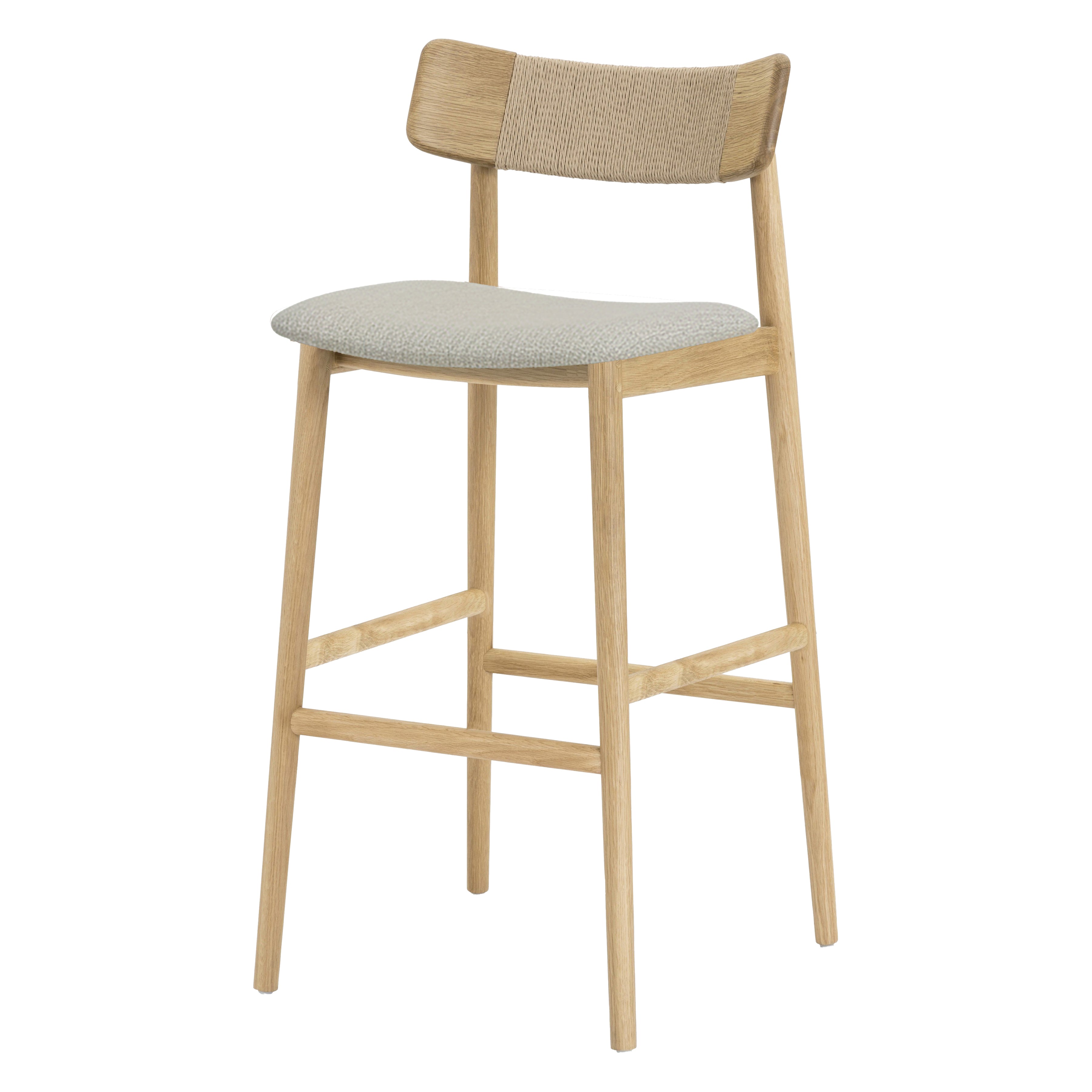 Converse Counter Stool - Natural Linen