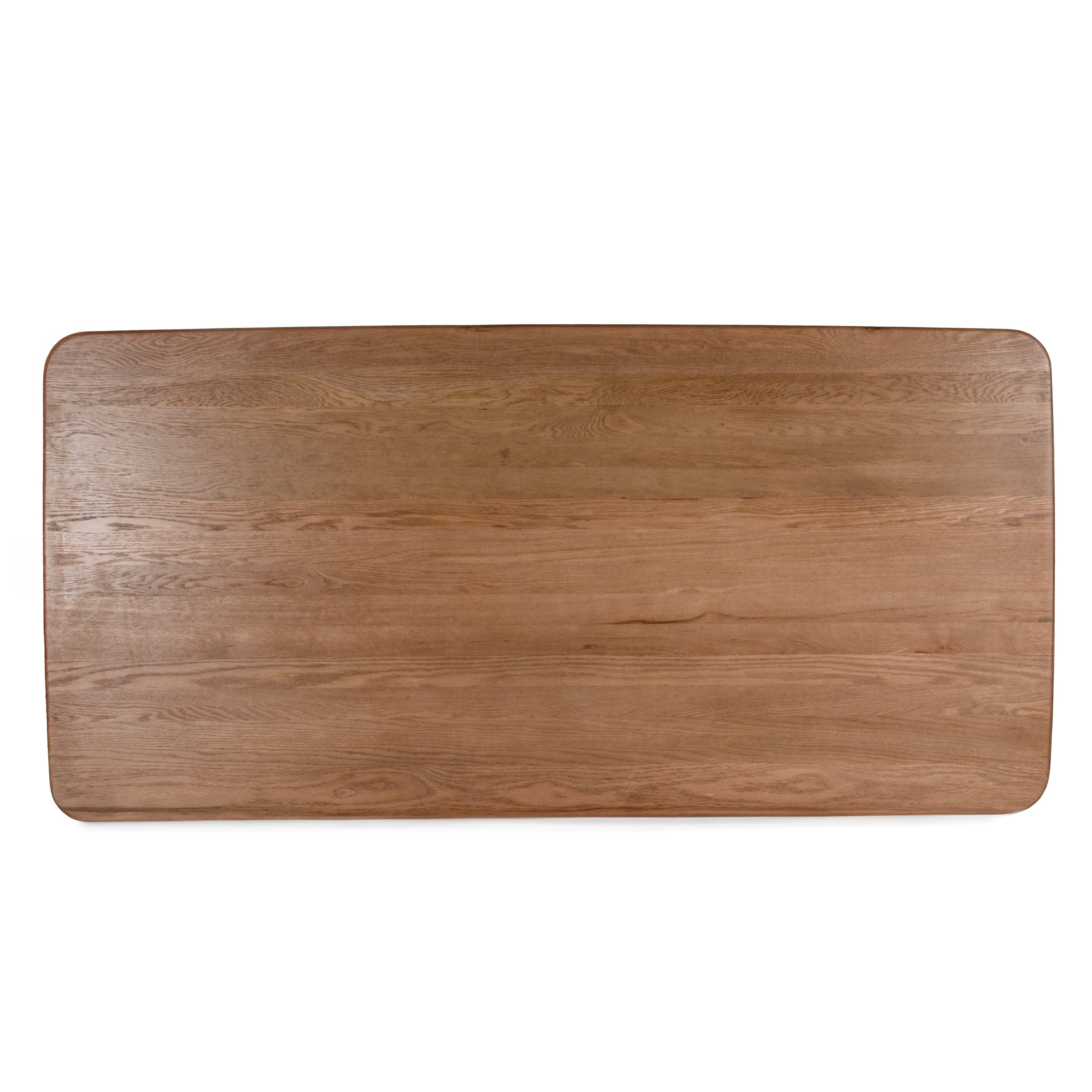 Layered Solid Oak Dining Table