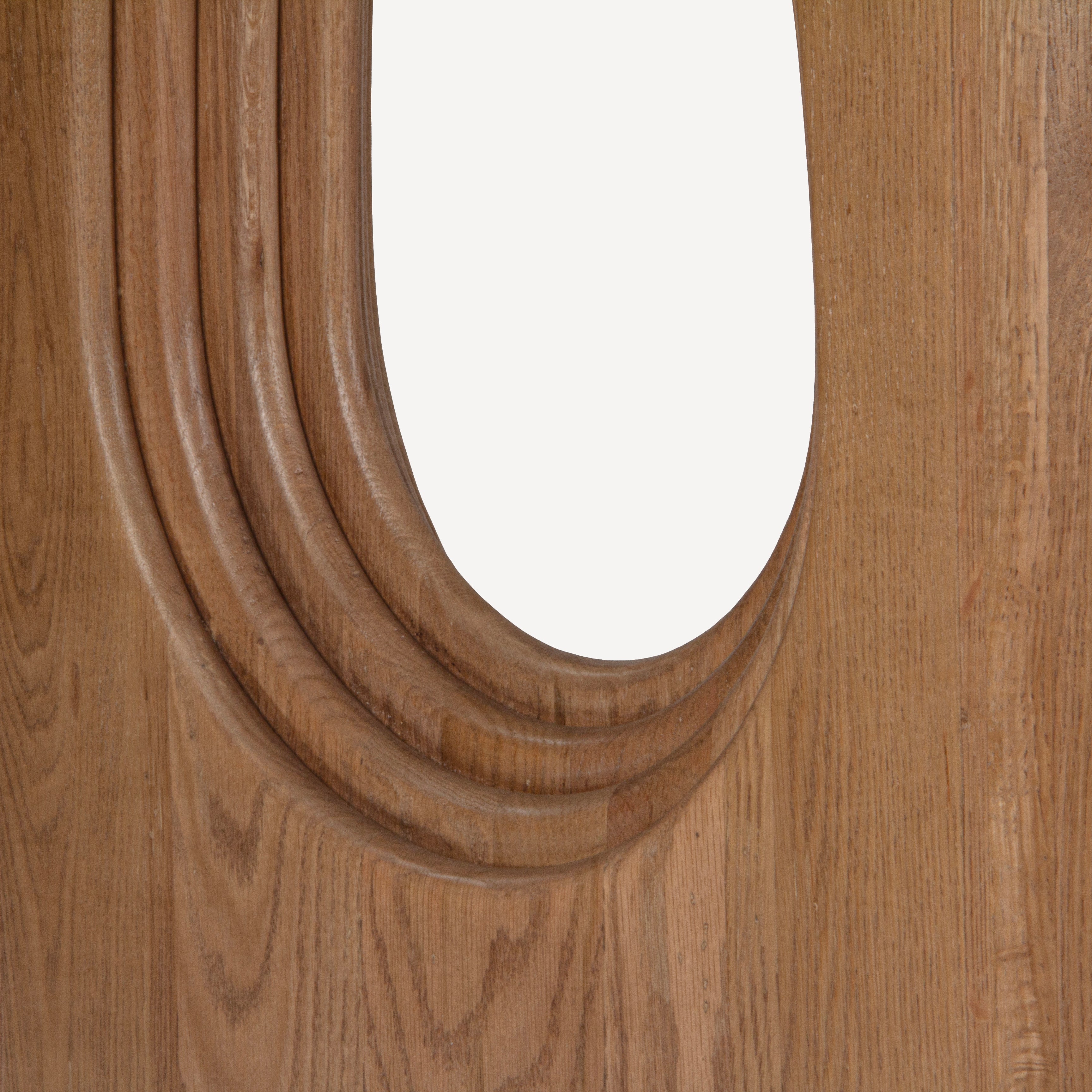 Layered Solid Oak Dining Table