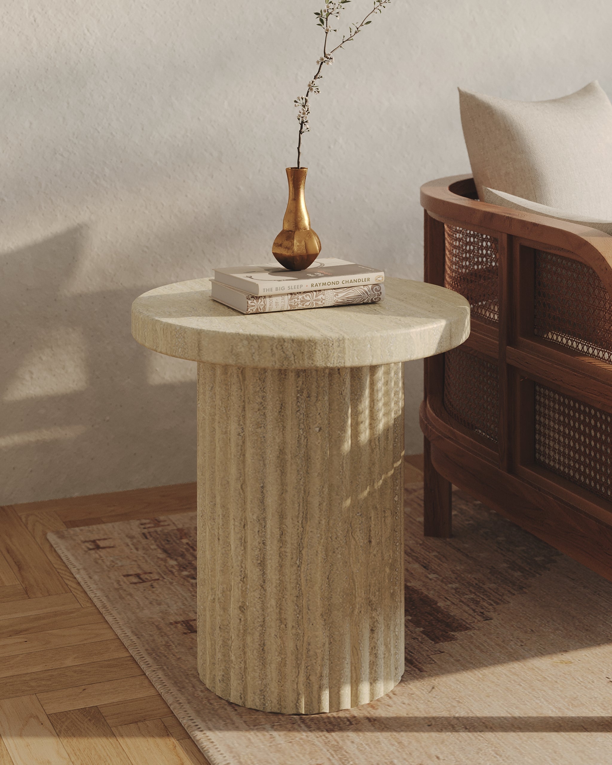 Forma Outdoor Side Table - Concrete
