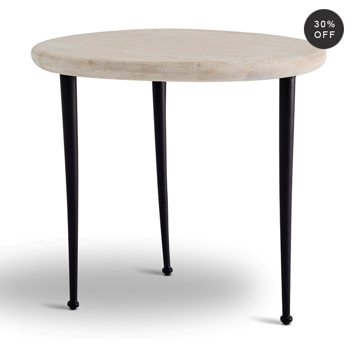 Taper Solid Oak Side Table