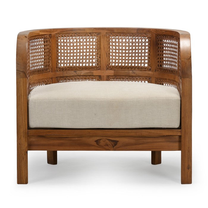 Nest Cane Recycled Teak Chair