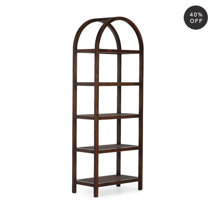 Grand Solid Wood Shelving Unit - Porto