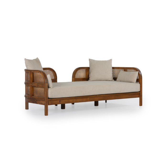 Nest Cane Recycled Teak Daybed