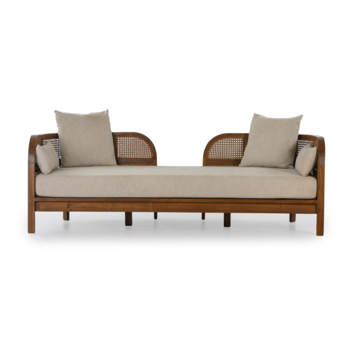 Nest Cane Recycled Teak Daybed