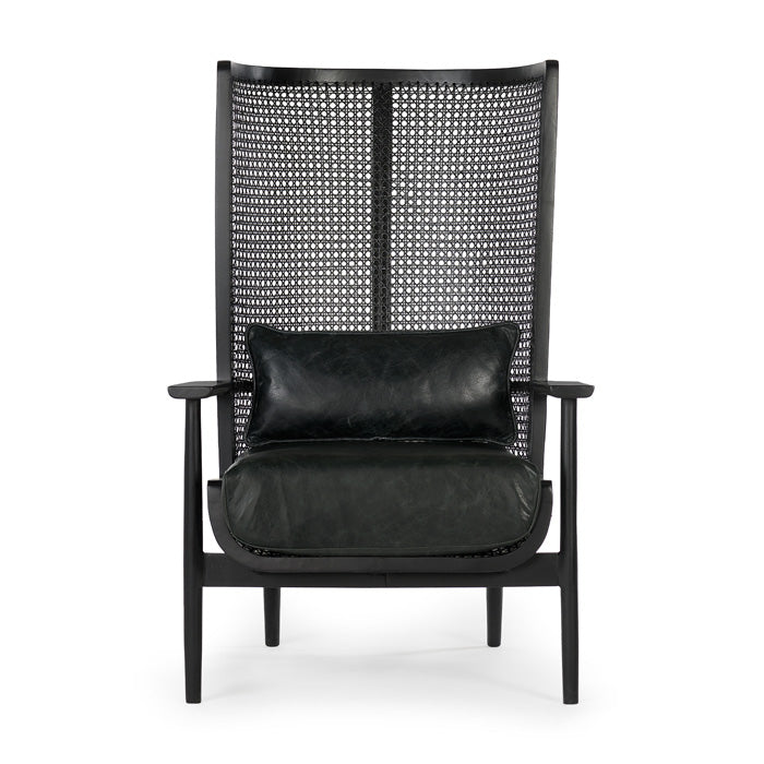 Wingman Cane Accent Chair