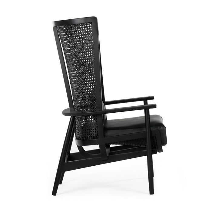 Wingman Cane Accent Chair