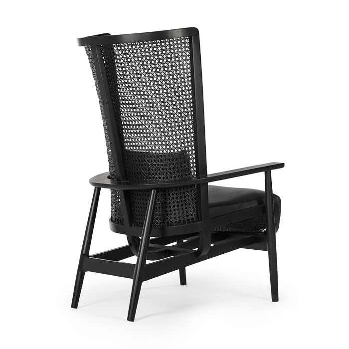 Wingman Cane Accent Chair