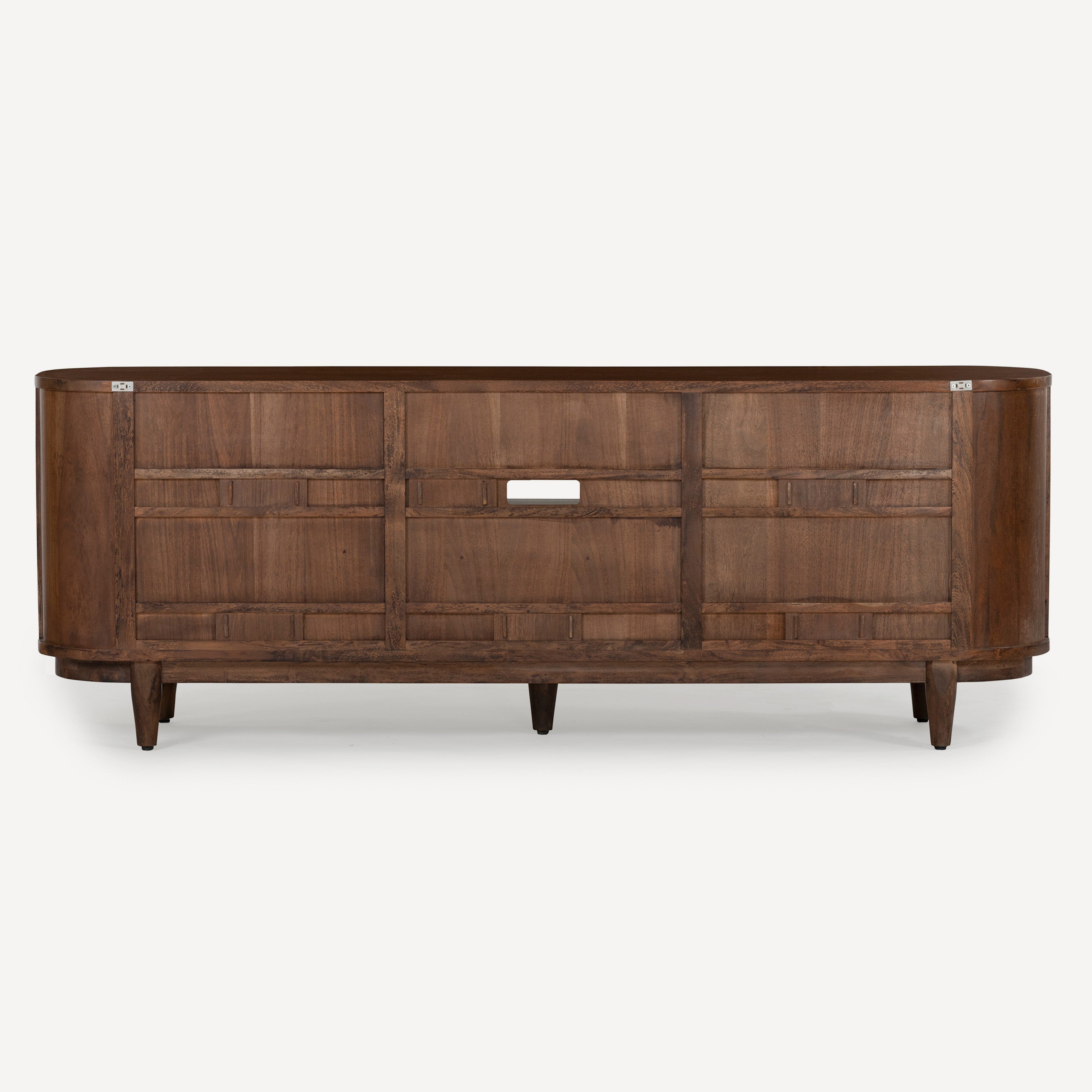 Canggu Cane Solid Wood Media Stand