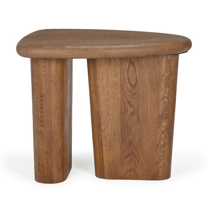 Laurel Solid White Oak Side Table