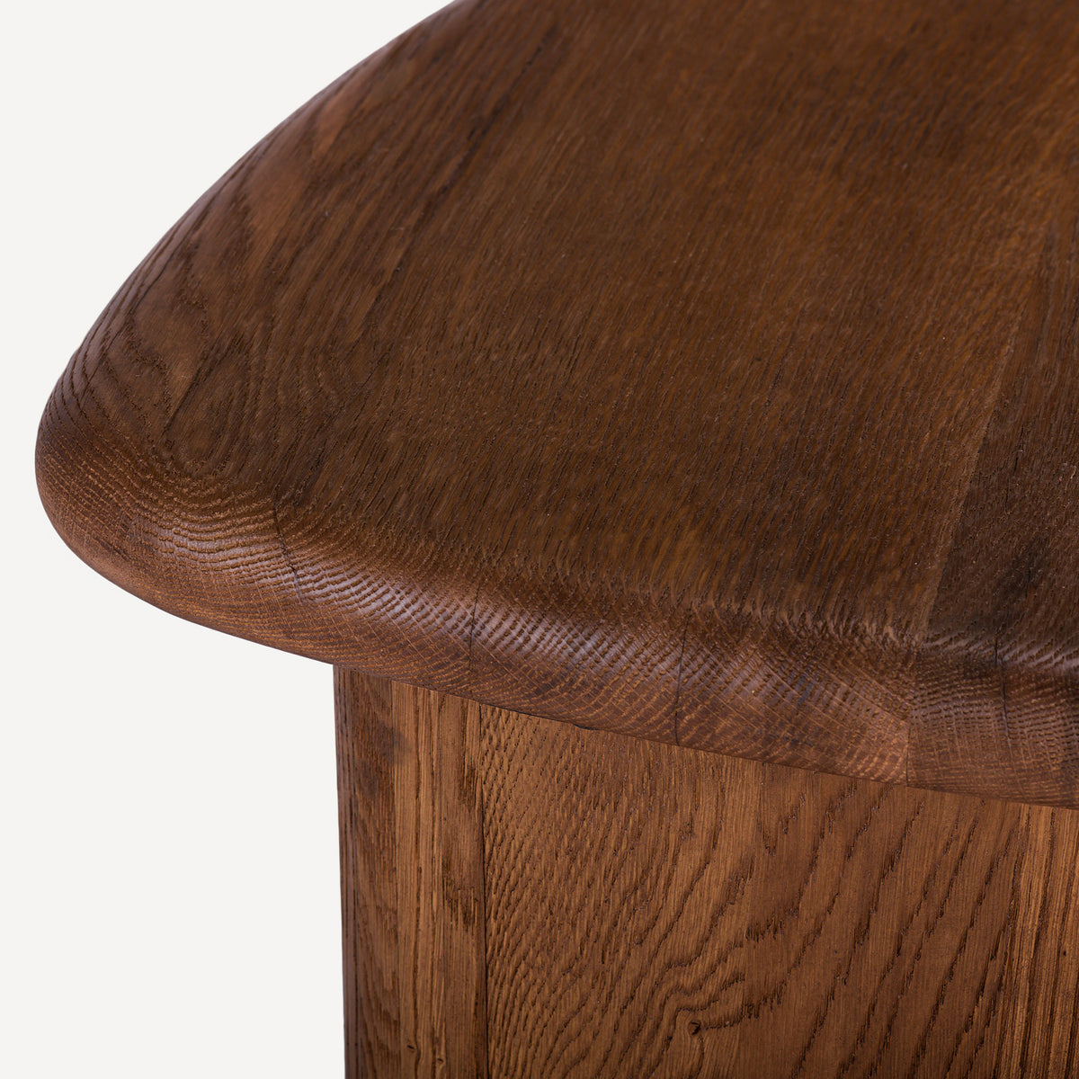 Laurel Solid White Oak Side Table
