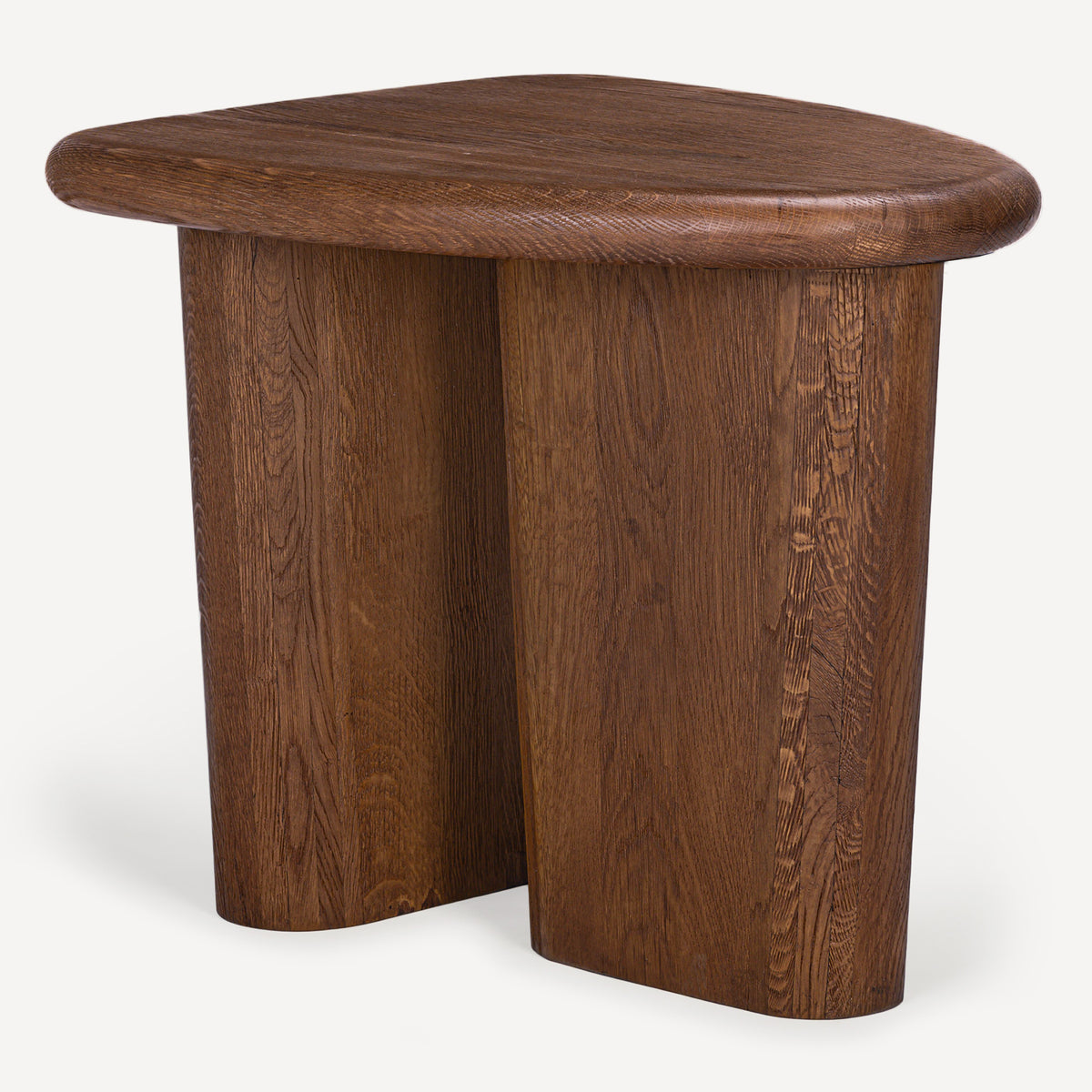 Laurel Solid White Oak Side Table