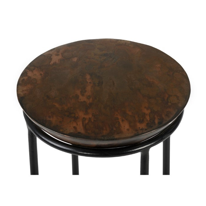 Disc Metal Drink Table