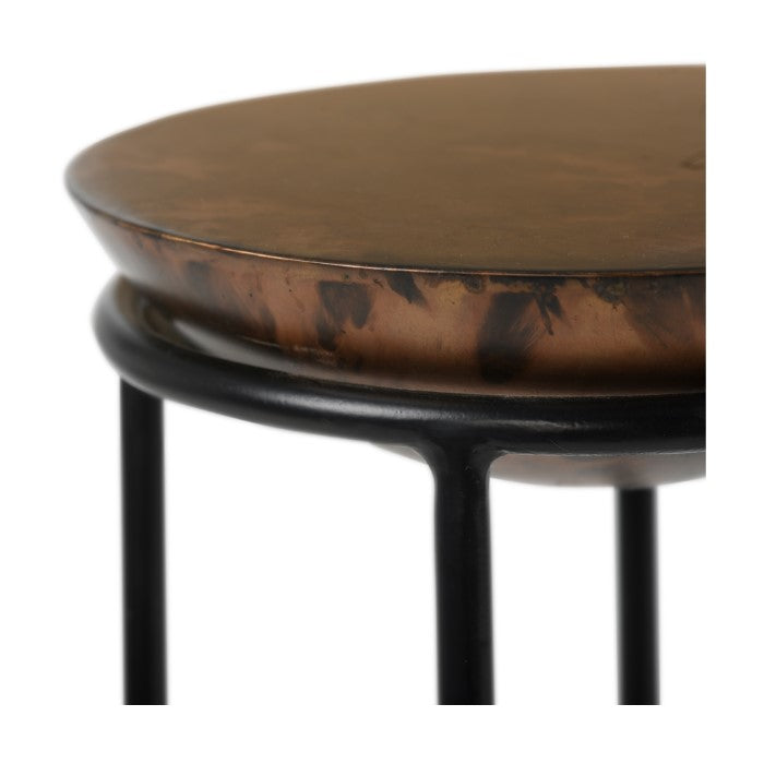 Disc Metal Drink Table