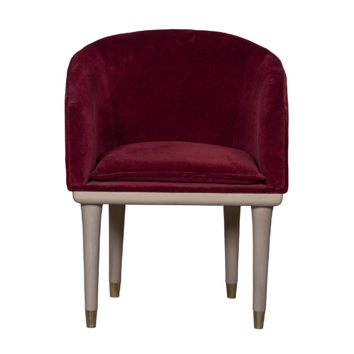 Midas Upholstered Chair - Red