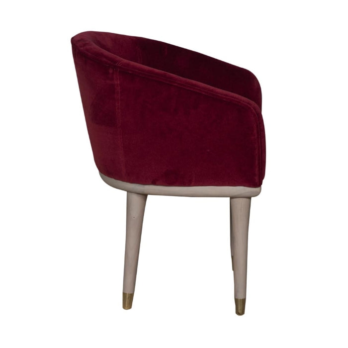 Midas Upholstered Chair - Red