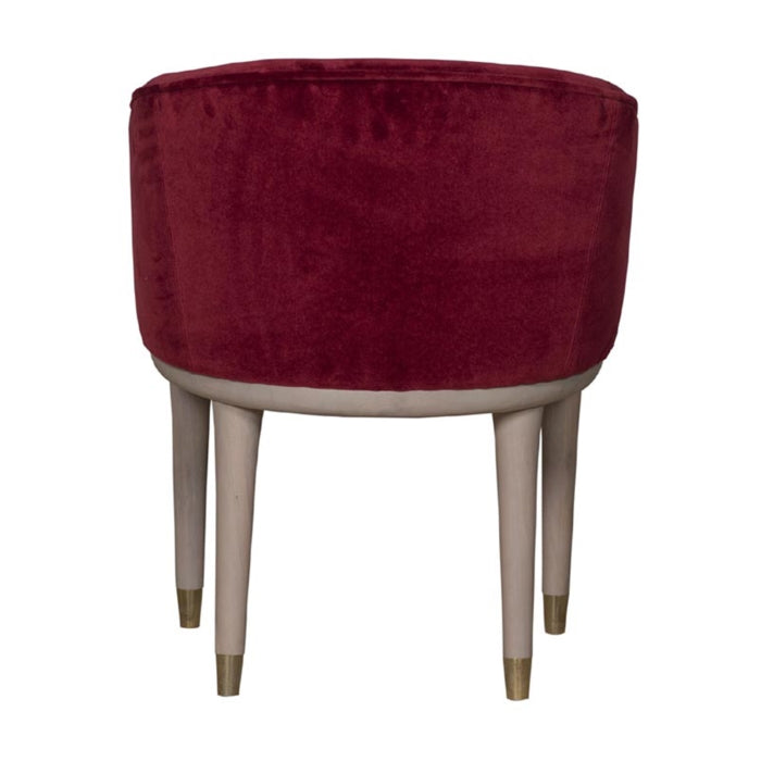 Midas Upholstered Chair - Red