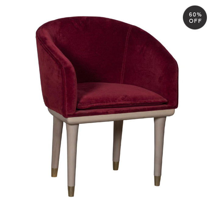 Midas Upholstered Chair - Red