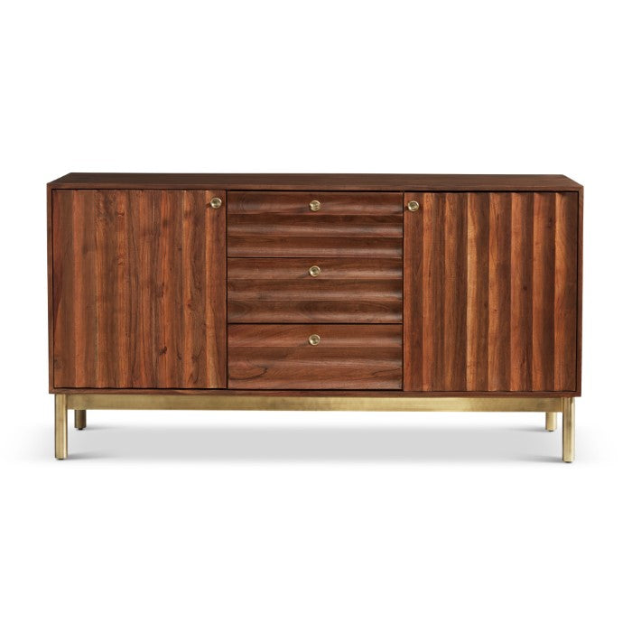 Groove Solid Wood Sideboard