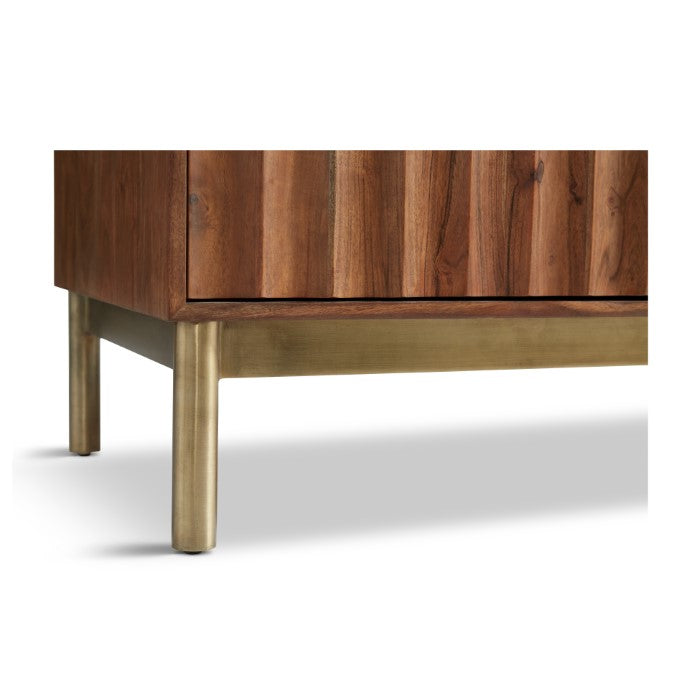 Groove Solid Wood Sideboard