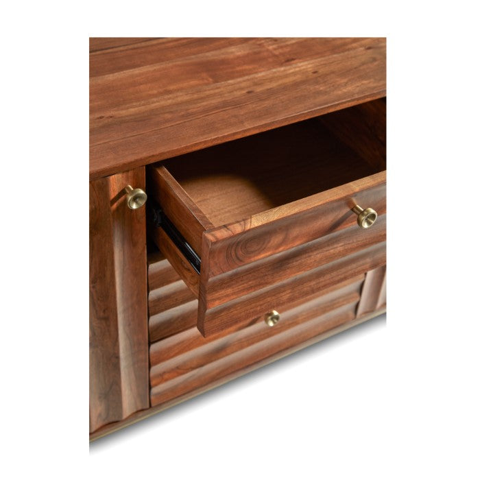 Groove Solid Wood Sideboard