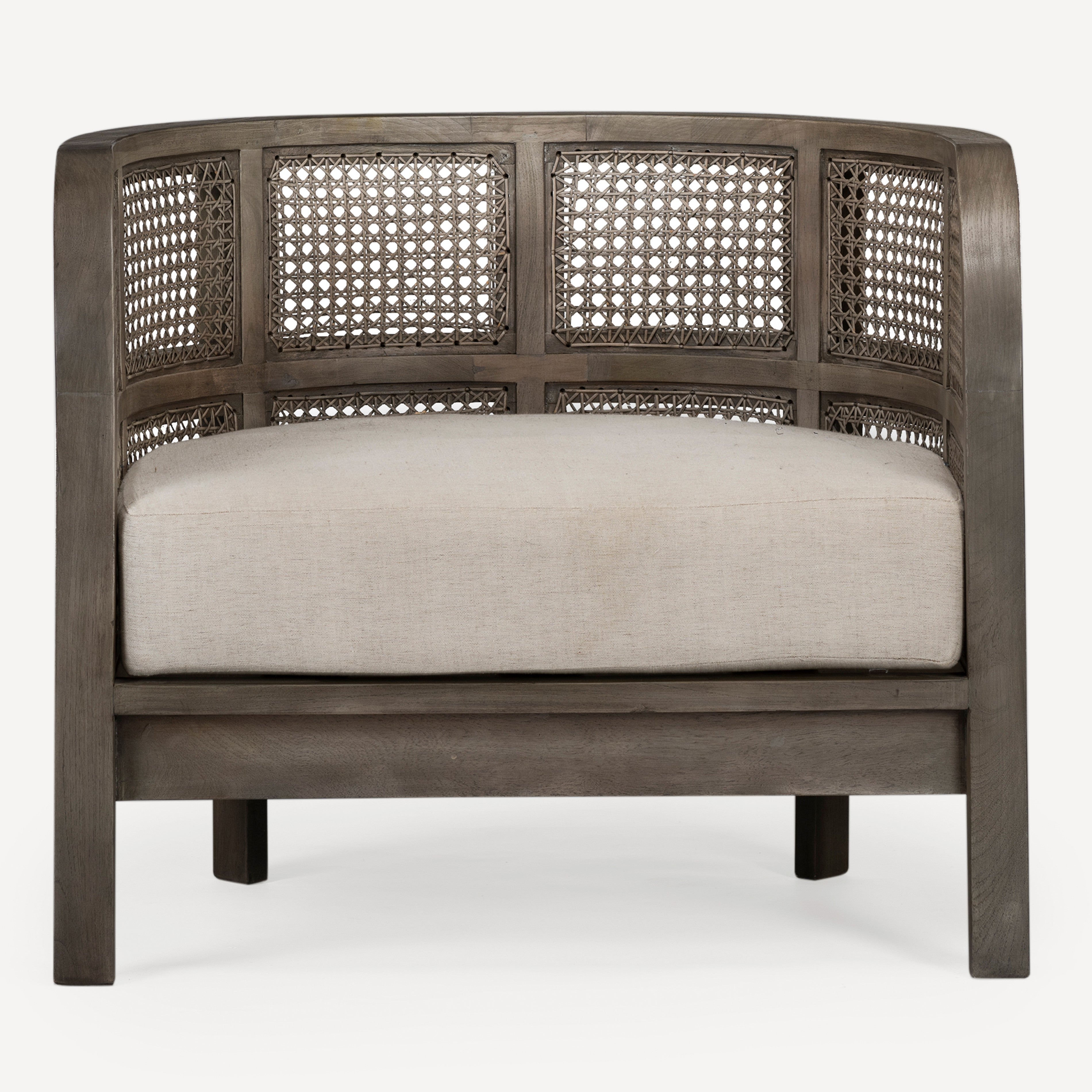 Nest Cane Recycled Teak Chair