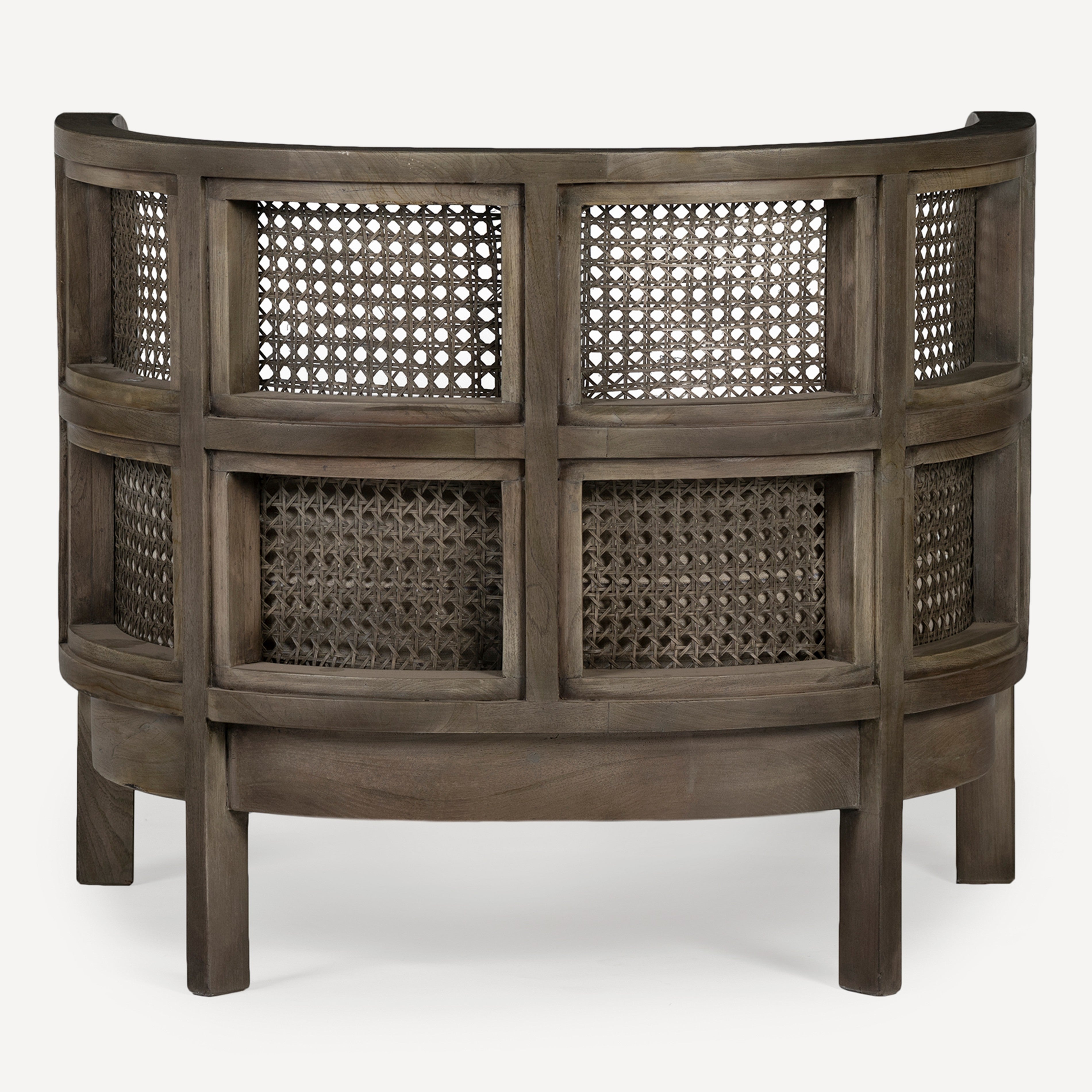 Nest Cane Recycled Teak Chair