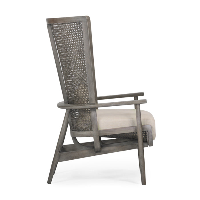 Wingman Cane Accent Chair