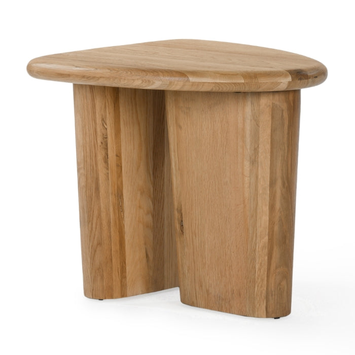 Laurel Solid White Oak Side Table