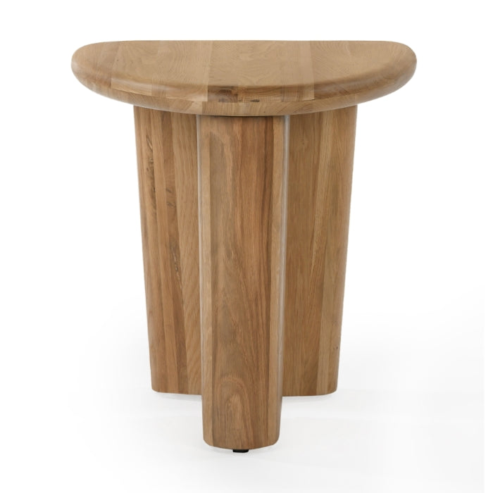 Laurel Solid White Oak Side Table