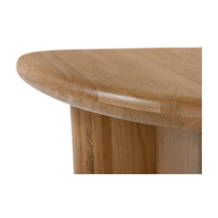 Laurel Solid White Oak Side Table