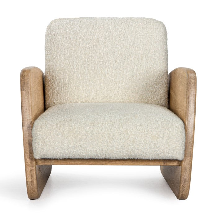 Laurel Solid White Oak Lounge Chair