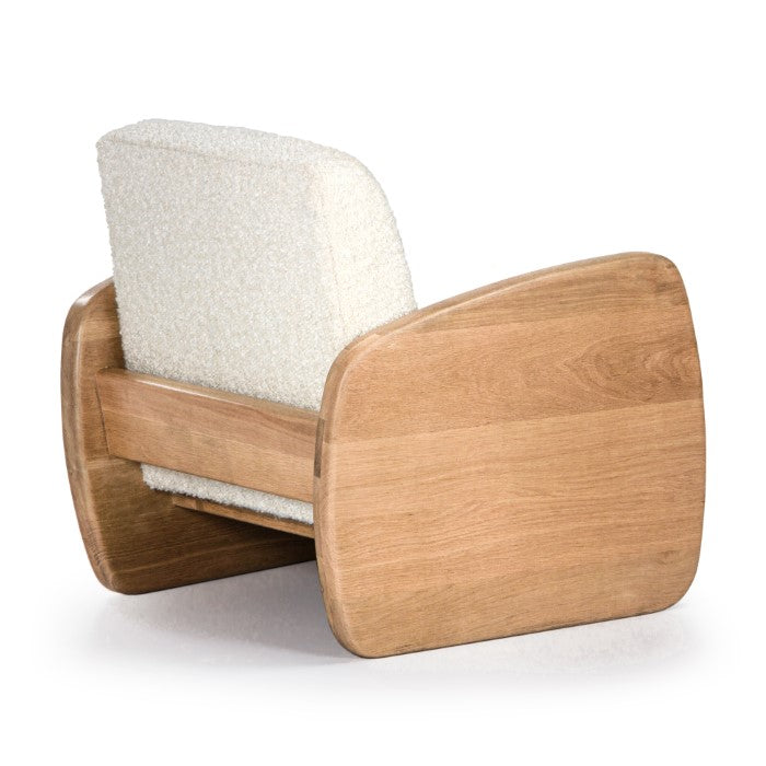 Laurel Solid White Oak Lounge Chair