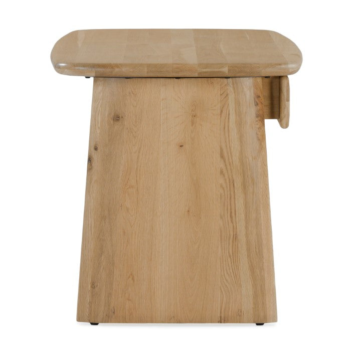 Laurel Solid White Oak Desk 66" - Natural