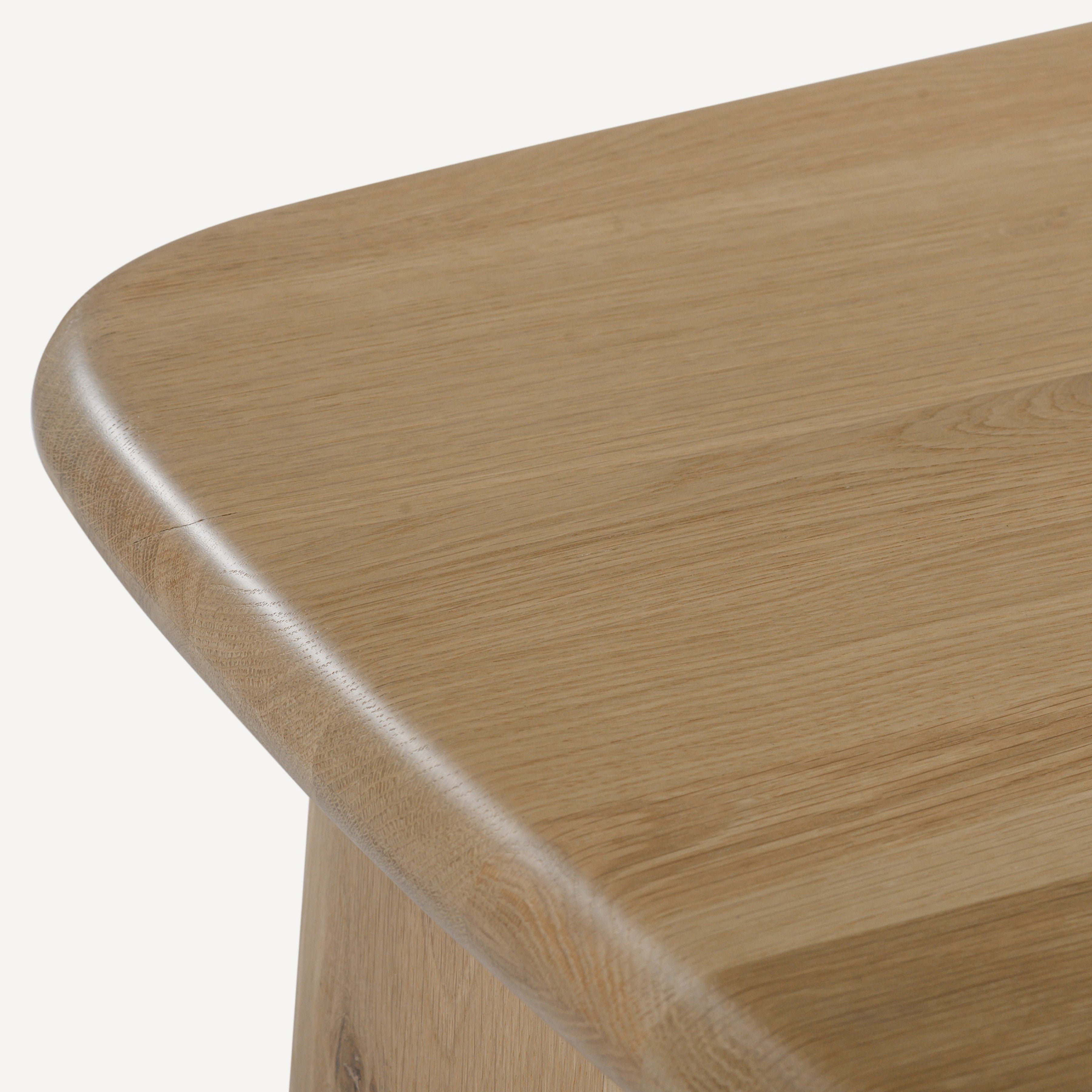 Laurel Solid White Oak Desk 66" - Natural