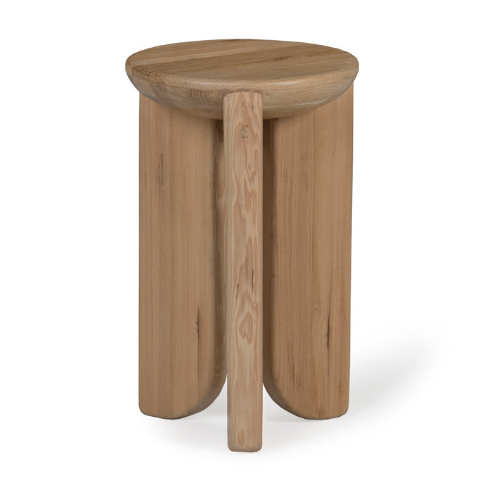 Hemi Solid White Oak Side Table