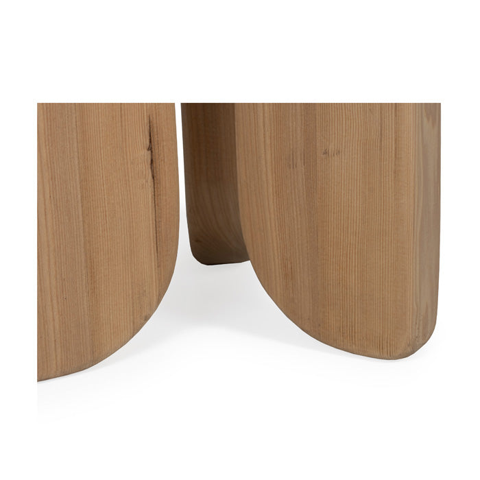 Hemi Solid White Oak Side Table