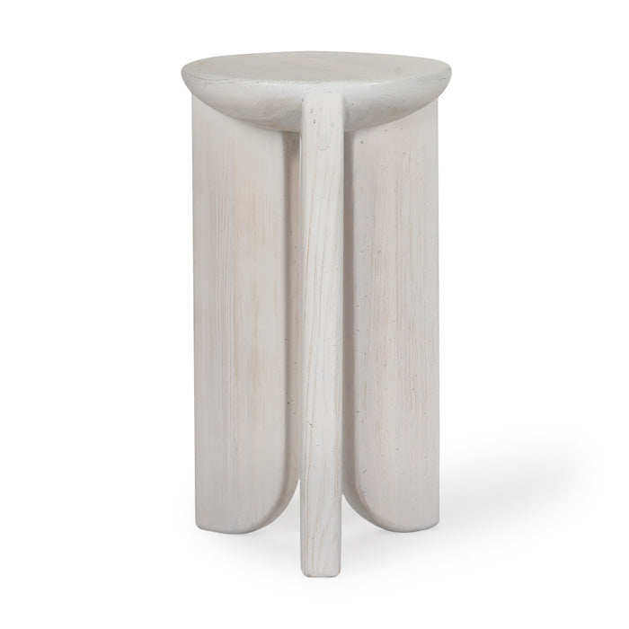 Hemi Solid White Oak Side Table