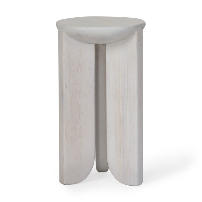 Hemi Solid White Oak Side Table