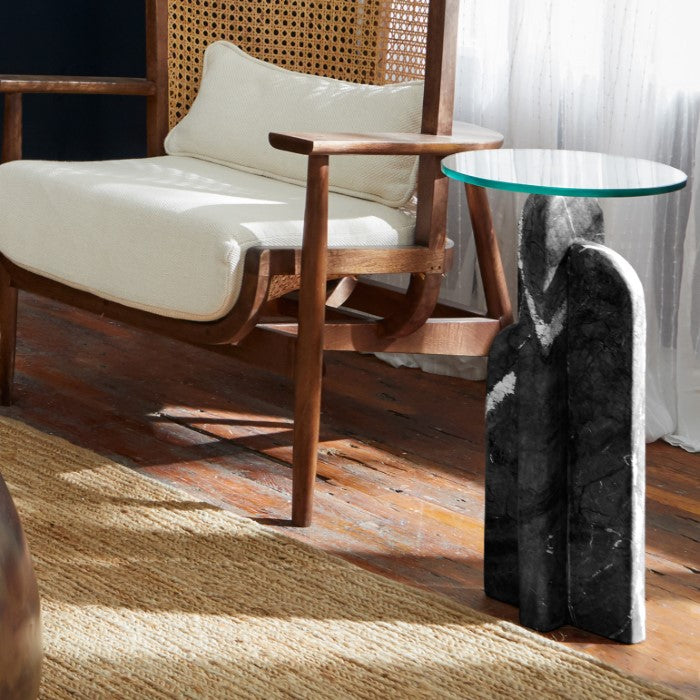 Archway Marble Drink Table