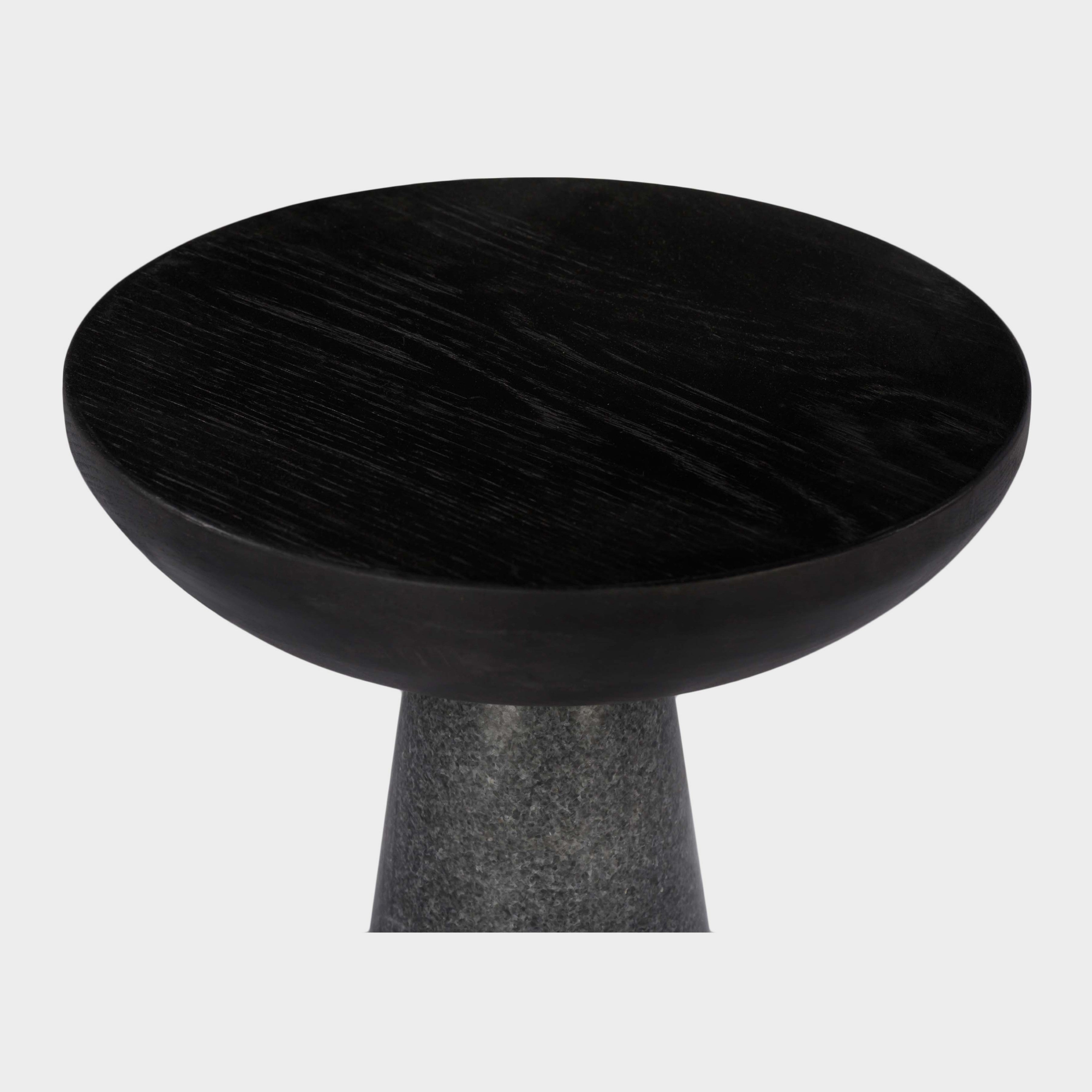 Twin Marble Drink Table