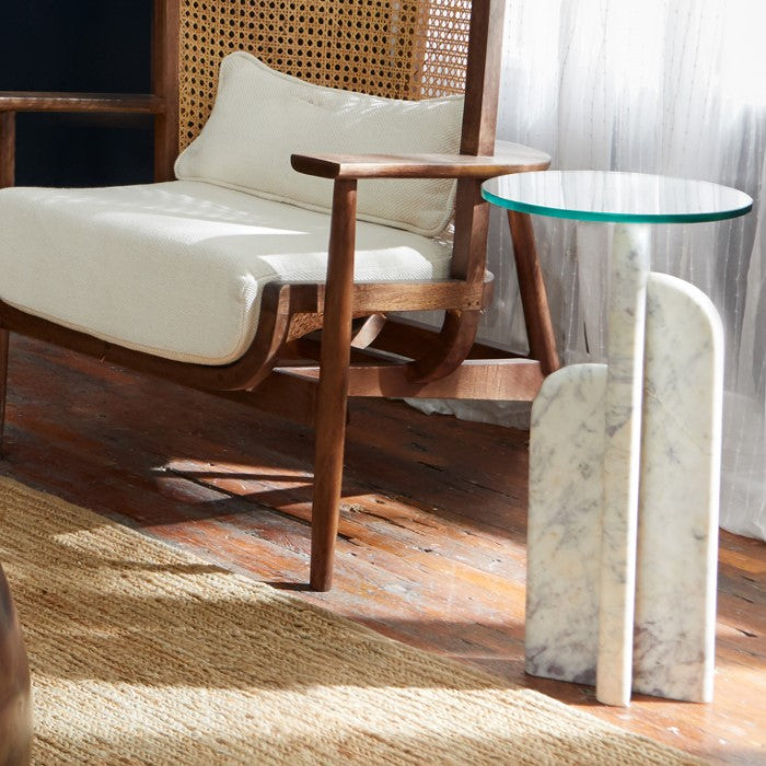 Archway Marble Drink Table