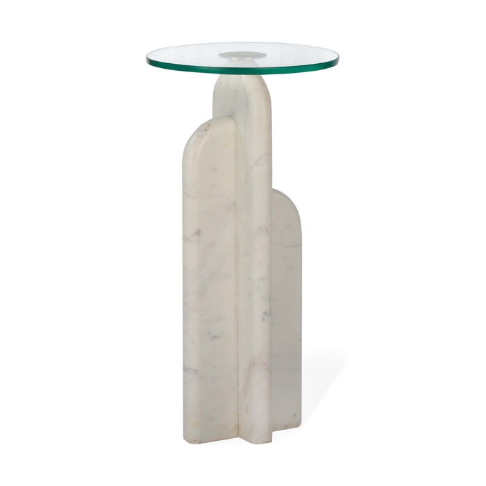 Archway Marble Drink Table