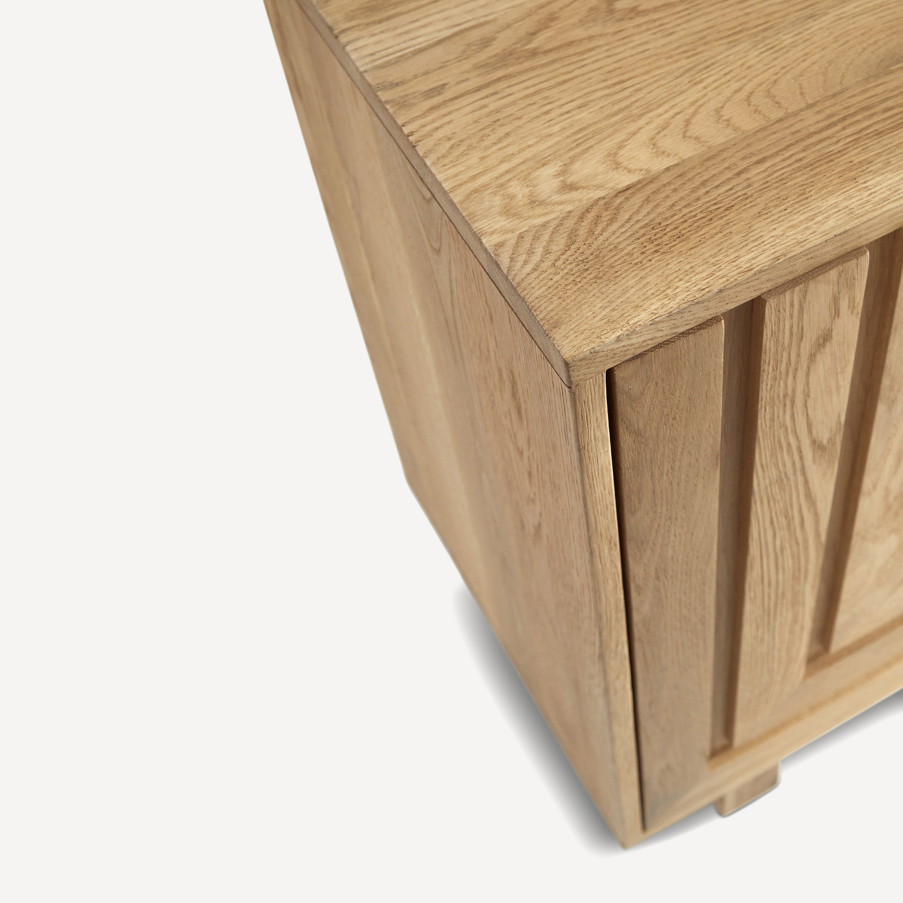 Array Solid White Oak Sideboard - Natural