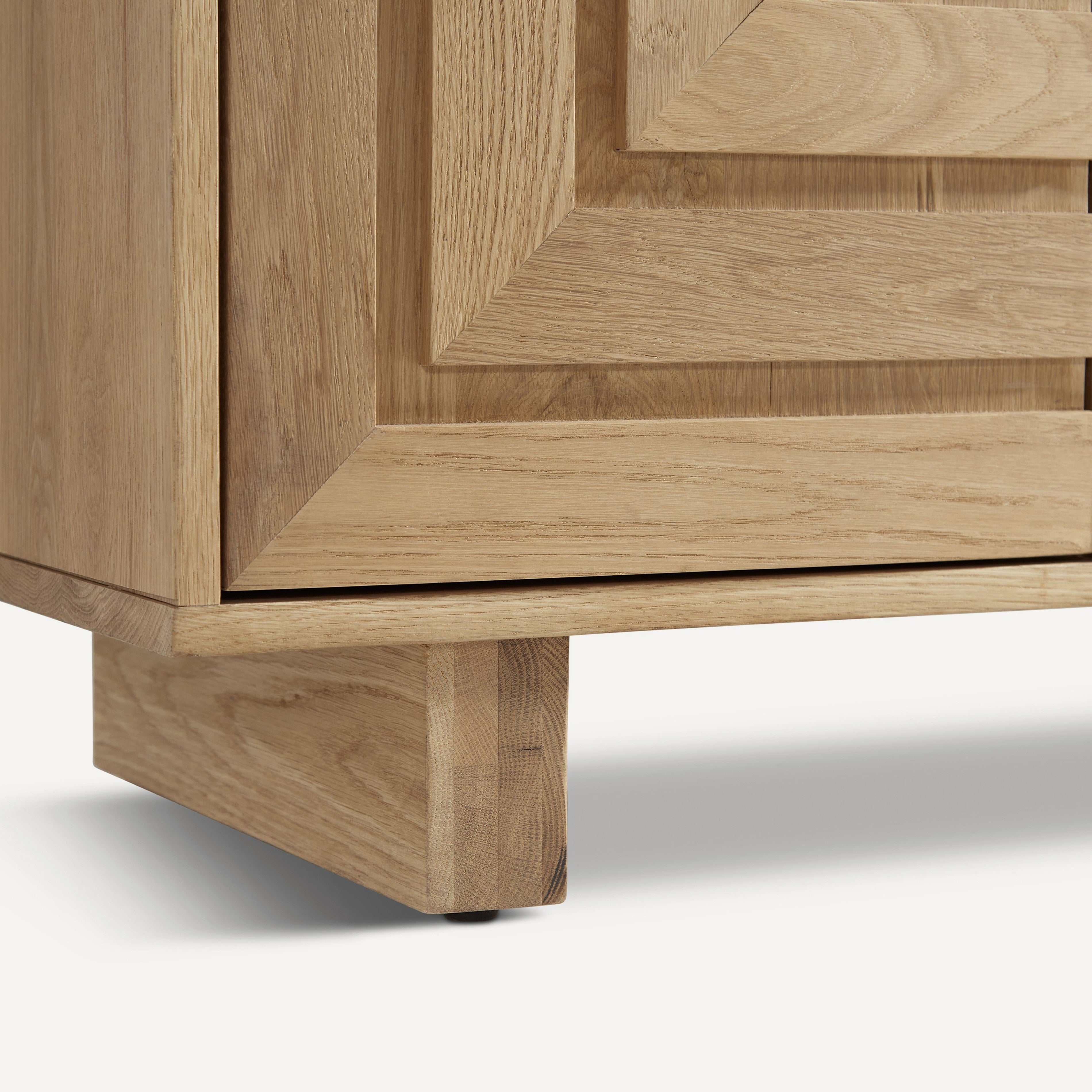 Array Solid White Oak Sideboard - Natural