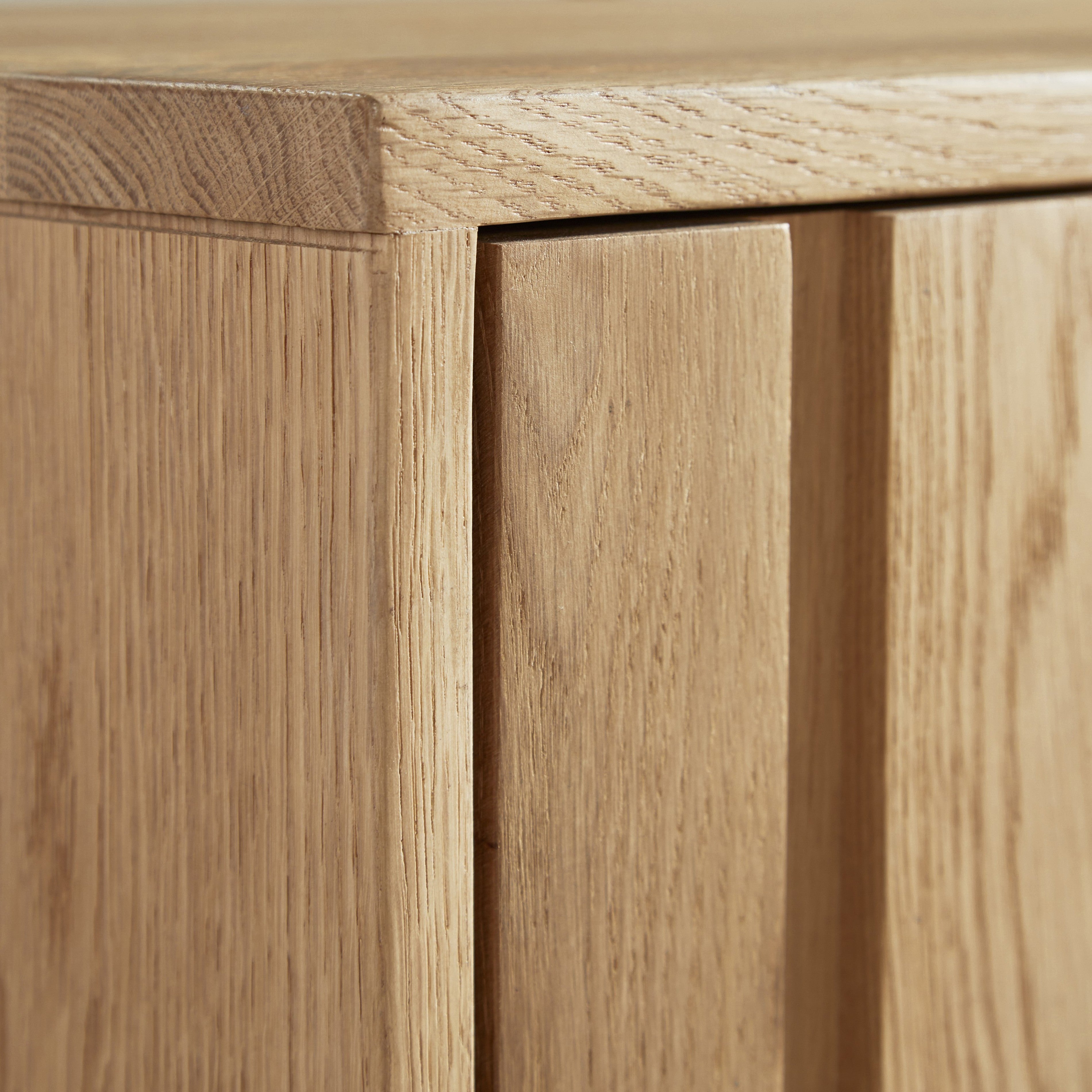 Array Solid White Oak Sideboard - Natural