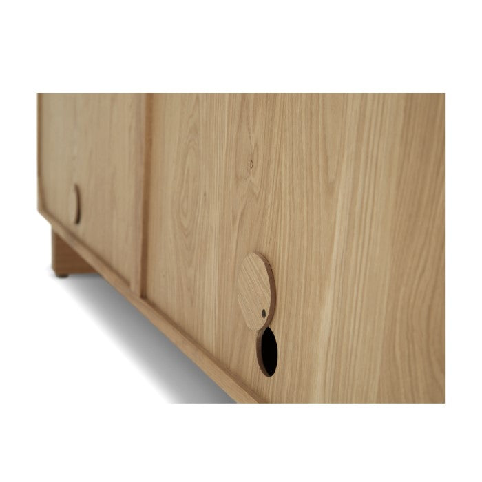 Array Solid White Oak Sideboard - Natural