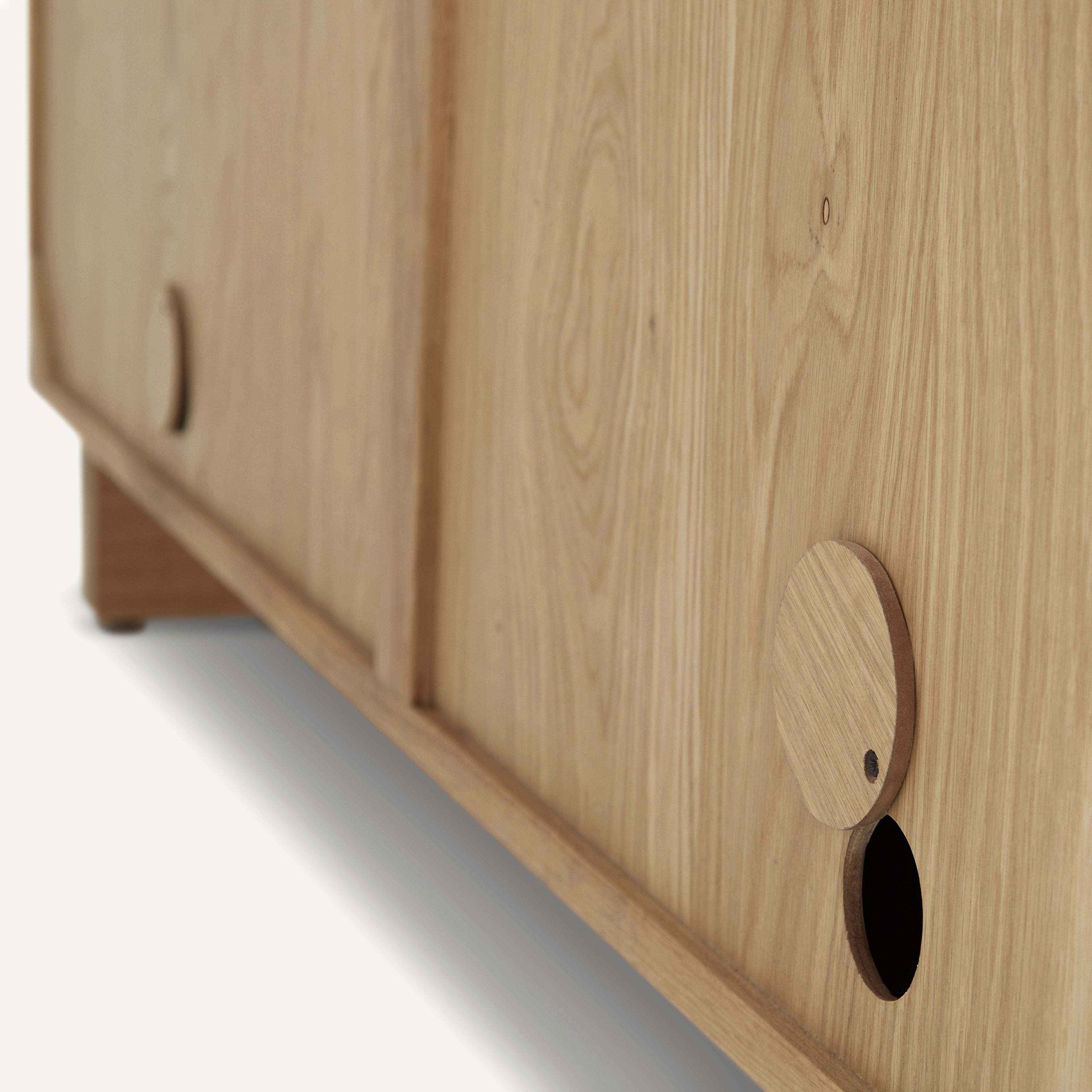 Array Solid White Oak Sideboard - Natural